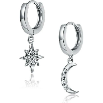 Elanis Jewel Stříbrné náušnice Night Sky s kubickými zirkony EJ00572