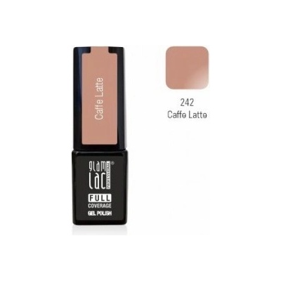 GlamLac Gel lak hnědý 242 Caffe Latte 6 ml