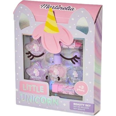 Aquarius Cosmetic Козметичен комплект Martinelia Little Unicorn - За лице и нокти, 5 части