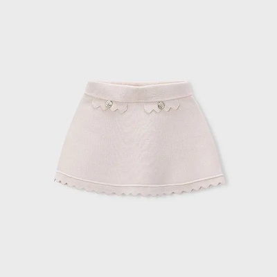 MAYORAL Пола фино плетиво в бежово за мини момиче Mayoral