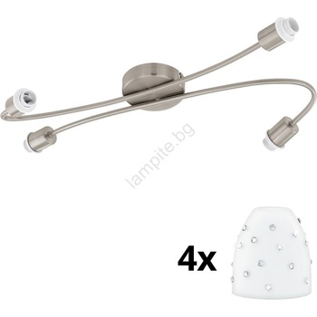 EGLO - LED точкови лампи MY CHOICE 4xE14/4W/230V хром/бяло (EG31129C)