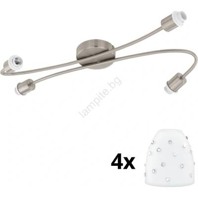 EGLO - LED точкови лампи MY CHOICE 4xE14/4W/230V хром/бяло (EG31129C)