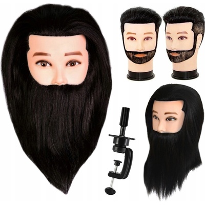 Calissimo Kadernícka hlava pánska ľudské vlasy s prímesou zvieracích 35 cm