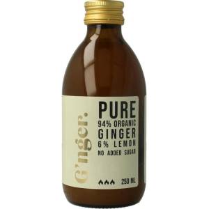 G'nger Pure Джинджифилов шот с лимон, без добавена захар, 250 ml, G'nger (3462)