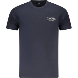 Cavalli class Тениска с къс ръкав за мъже cavalli class, Размер xl, Цвят Синьо (txt61jjd060_bl04502)