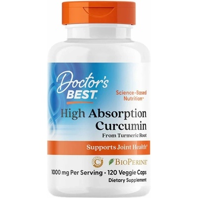 Doctor's Best High Absorption Curcumin + BioPerine 120 kapsúl