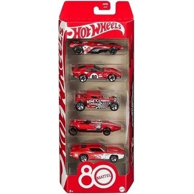 Mattel Hot Wheels 5-balení sada k 80. výročí JGK08