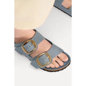 Birkenstock чехли дамски от кожа Arizona Big Buckle - answear - 201,43 лв