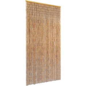 vidaXL Завеса за врата против насекоми, бамбук, 90x220 cм (43721)