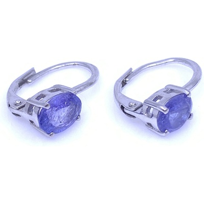 Jan Kos jewellery Stříbrné náušnice s tanzanitem MHT-7763/S1