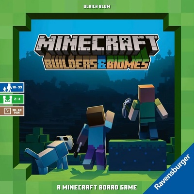 Ravensburger Настолна игра Minecraft: Builders & Biomes - Семейна