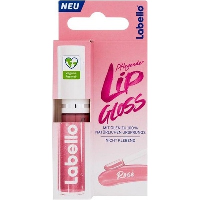 Labello Pflegender Lip Gloss Olej na pery Rosé 5,5 ml