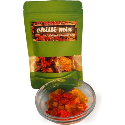 CHILLIMAT Sušené celé plody chilli papriček MIX 10 g