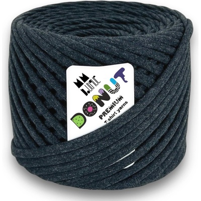 Špagáty MMboutique DONUT 7-9 mm/110 m Charcoal