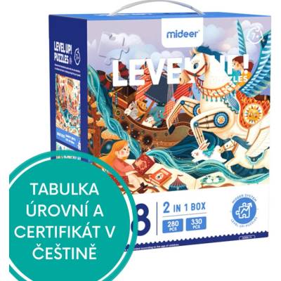 Mideer LEVEL UP! 08 Magické příběhy 2v1 280 a 330 dílků