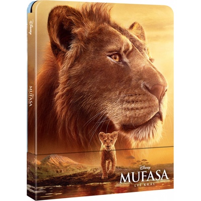Mufasa Lví král Steelbook 4K UHD + BD