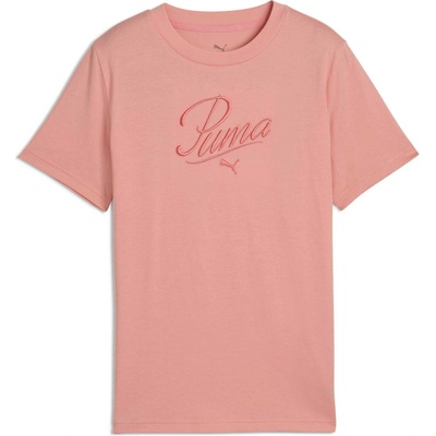 Puma Essentials Script Tee G ružová