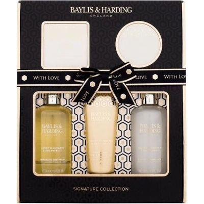 Baylis & Harding Sweet Mandarin & Grapefruit Signature Collection sprchový gel 300 ml + tělové mléko 130 ml + sprchový krém 300 ml + mýdlo 150 g + tělové máslo 100 ml pro ženy