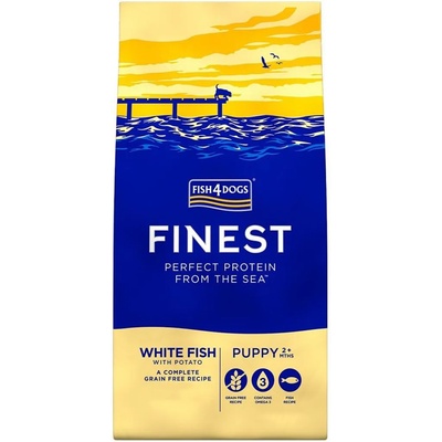 Fish4Dogs finest Бял рибен кученце 1, 5 кг