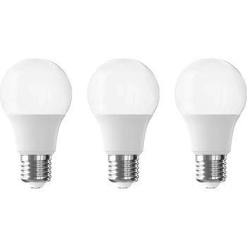 AlzaPower LED 9 – 60 W, E27, 6500 K, set 3 ks APW-LBA27-96500KM3