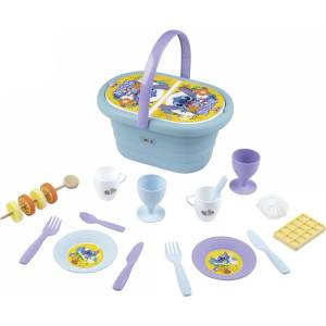 Smoby Детска пикник кошница Stitch Smoby 7600312510, 19 части