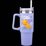 Paladone Чаша Paladone: Minecraft - Purple 900ml Multiway Travel Cup Straw, PP14948MCF (PD-104475) - librik