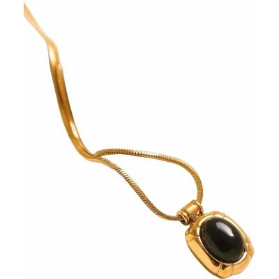 Flânerie by maiq dax černý 18k gold plated