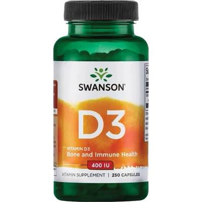 Swanson Vitamin D-3 400 IU [250 капсули]