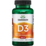 Swanson Vitamin D-3 400 IU [250 капсули]