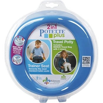 Potette Plus 2v1 cestovní nočník redukce na WC světle modrý