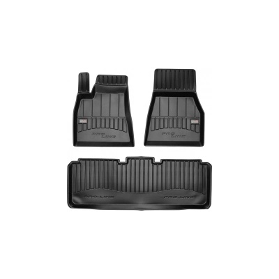 FroGum Гумени стелки Frogum Proline 3D съвместими с TESLA MODEL S (2012+) 3 ЧАСТИ
