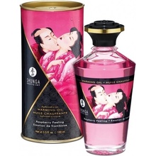Shunga Intimate Kisses s příchutí malin 100 ml