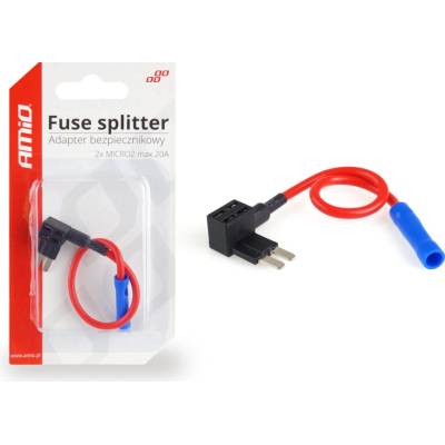 Poistkový adaptér MICRO 2 20A AMiO 02335