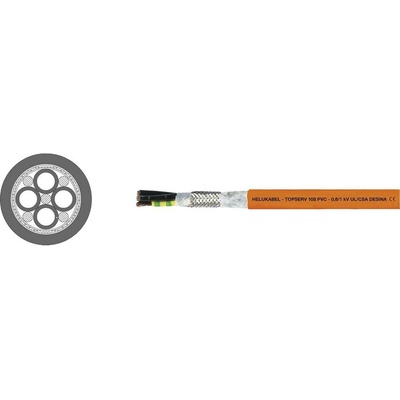 Helu TOPSERV® 108 servo kábel 4 G 10 mm² oranžová 707254 50 m
