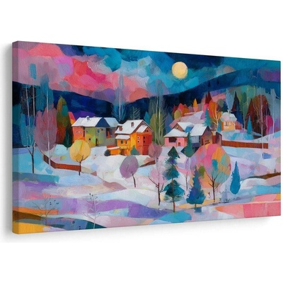 Obraz zimní pohádka v horách - 60x40