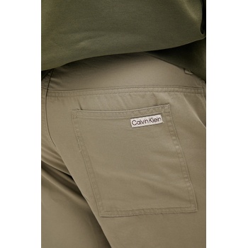 Calvin Klein Jeans Къс панталон с лен Calvin Klein Jeans мъжки в бежово J30J327303 (J30J327303)