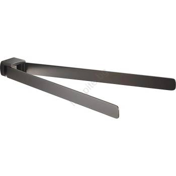 Gedy - Стенна закачалка за кърпи PIRENEI 35, 9 cm сив металик (SH0872)