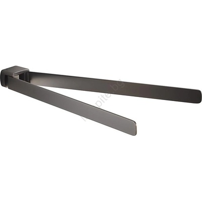 Gedy - Стенна закачалка за кърпи PIRENEI 35, 9 cm сив металик (SH0872)