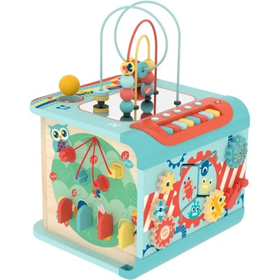 HaPe International Интерактивна играчка 4 в 1 HaPe International - Магически музикален куб (H1073)