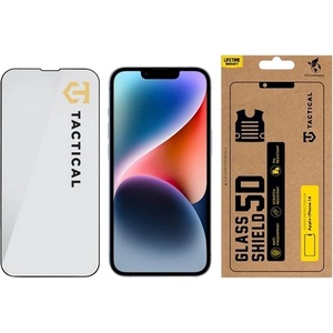Tactical за iPhone 17e / 16e / 14 TACTICAL GLASS SHIELD 5D екранен протектор стъкло 5D, 9H, BLACK 57983109786 (57983109786)
