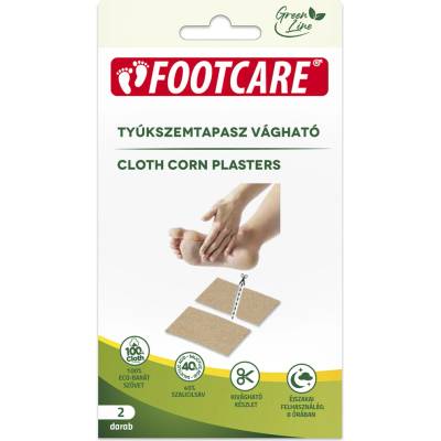 FOOTCARE náplasť na kuriatka, strihateľná, 6 x 4 cm, 2 ks