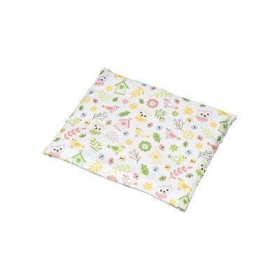 TORF ZIEGLER Polštářek s třešňovými peckami barevné sovičky 19 x 18 cm