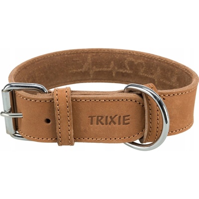 Trixie hnědý obojek pro psa z hrubé kůže
