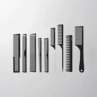 L3VEL3 Hair Comb Set hřebeny na vlasy 9 ks