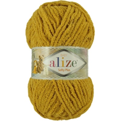 Alize Softy plus 02 hořčicová
