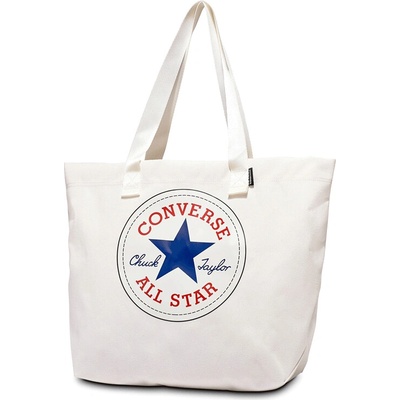 Converse CANVAS TOTE biela tmavo modrá červená