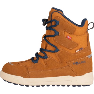 Trollkids Детски зимни ботуши Trollkids Kid's Finnmark Winter Boots - Almond / Madeira Blue - размер 35 (EU) (702-2964-0618)