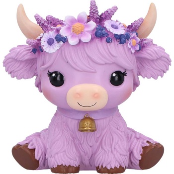 Nemesis Now Статуетка Nemesis Now Adult: Cute - Moo Crew - Hyacinth (Purple Flower), 10.5 cm (B7443A26)