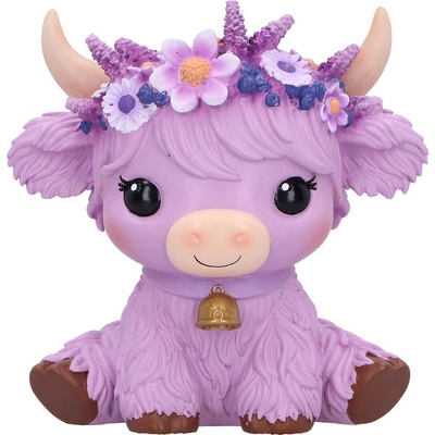 Nemesis Now Статуетка Nemesis Now Adult: Cute - Moo Crew - Hyacinth (Purple Flower), 10.5 cm (B7443A26)