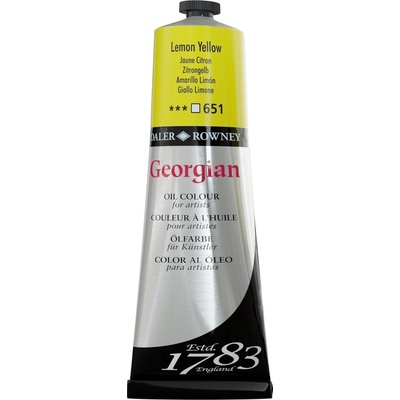 Daler Rowney Georgian Маслена боя Lemon Yellow 225 ml 1 бр (111225651)